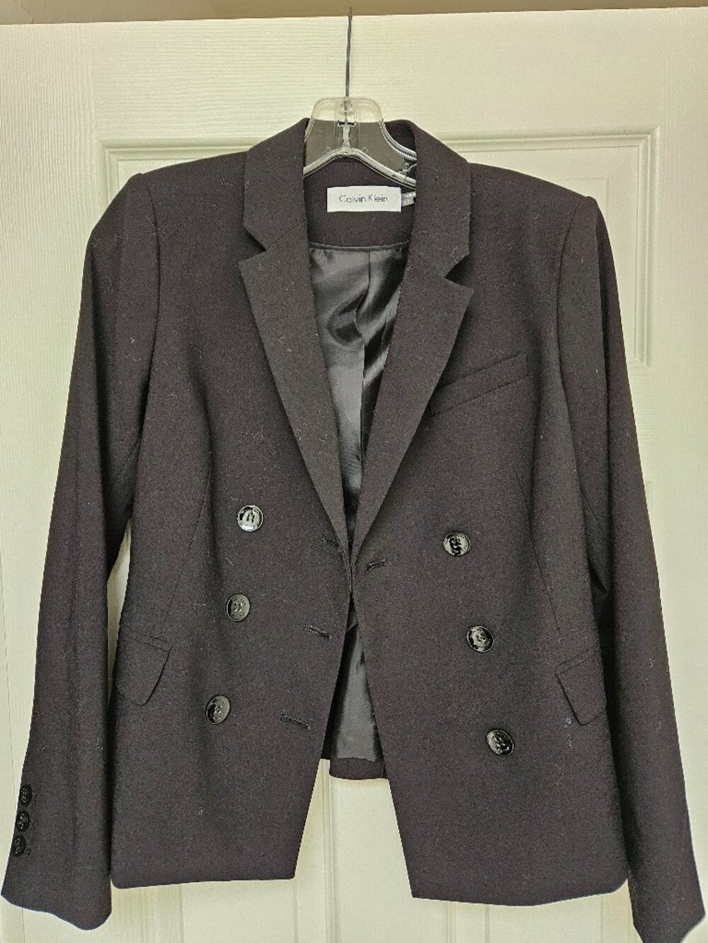Calvin Klein Double-Breasted Blazer Size 6P
